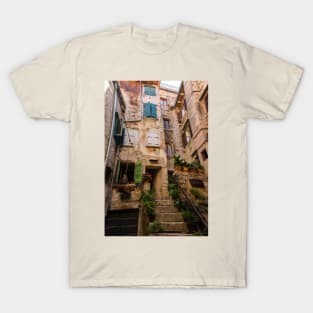 Buildings in Rovinj, Croatia T-Shirt